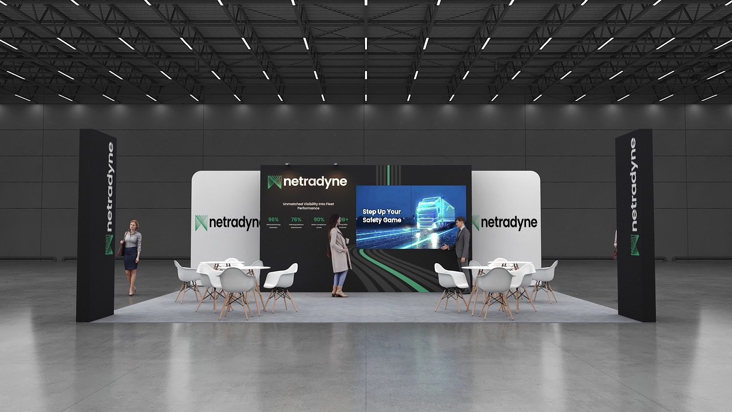 Modular exhibit booth for CES 2026