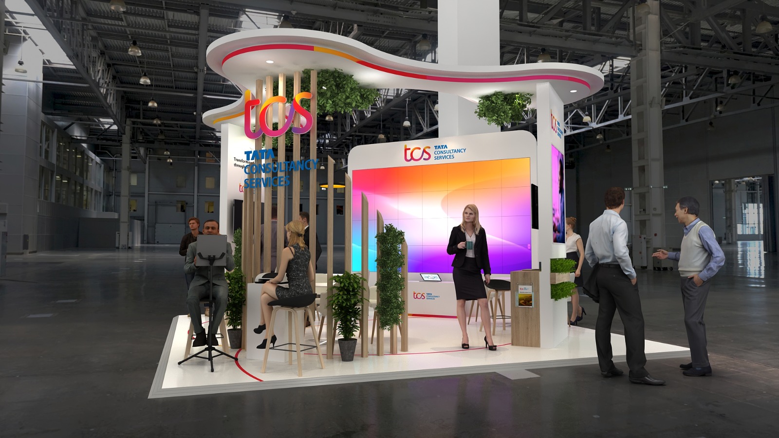 Custom trade show booth design by Exhibitorly